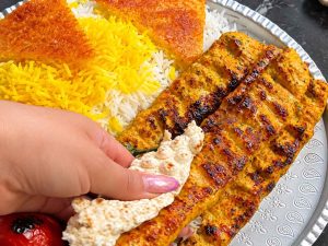 Homemade Chicken Kobideh Recipe with Rice