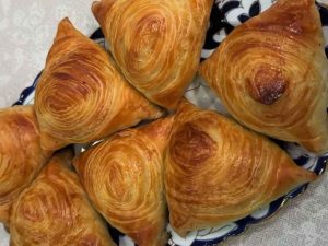 Samsa with vegetable flavor