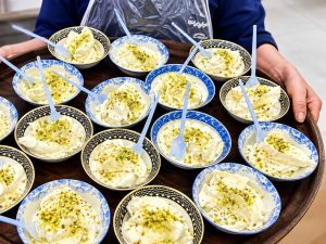 Traditional Afghan Sheer Yakh ice cream
