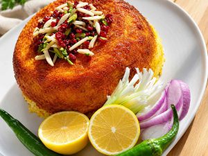 Traditional Persian Tahchin recipe