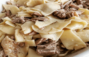 Beshbarmak without vegetables