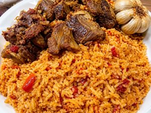 Chekdermeh with lamb