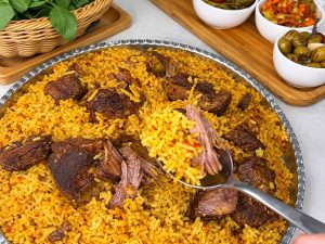 Chekdermeh with tomato