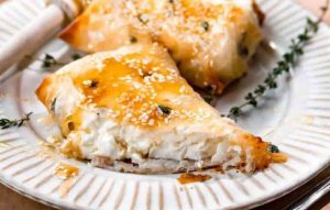 Feta me meli with lots of honey
