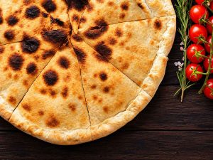 Golden baked Ishleki dish