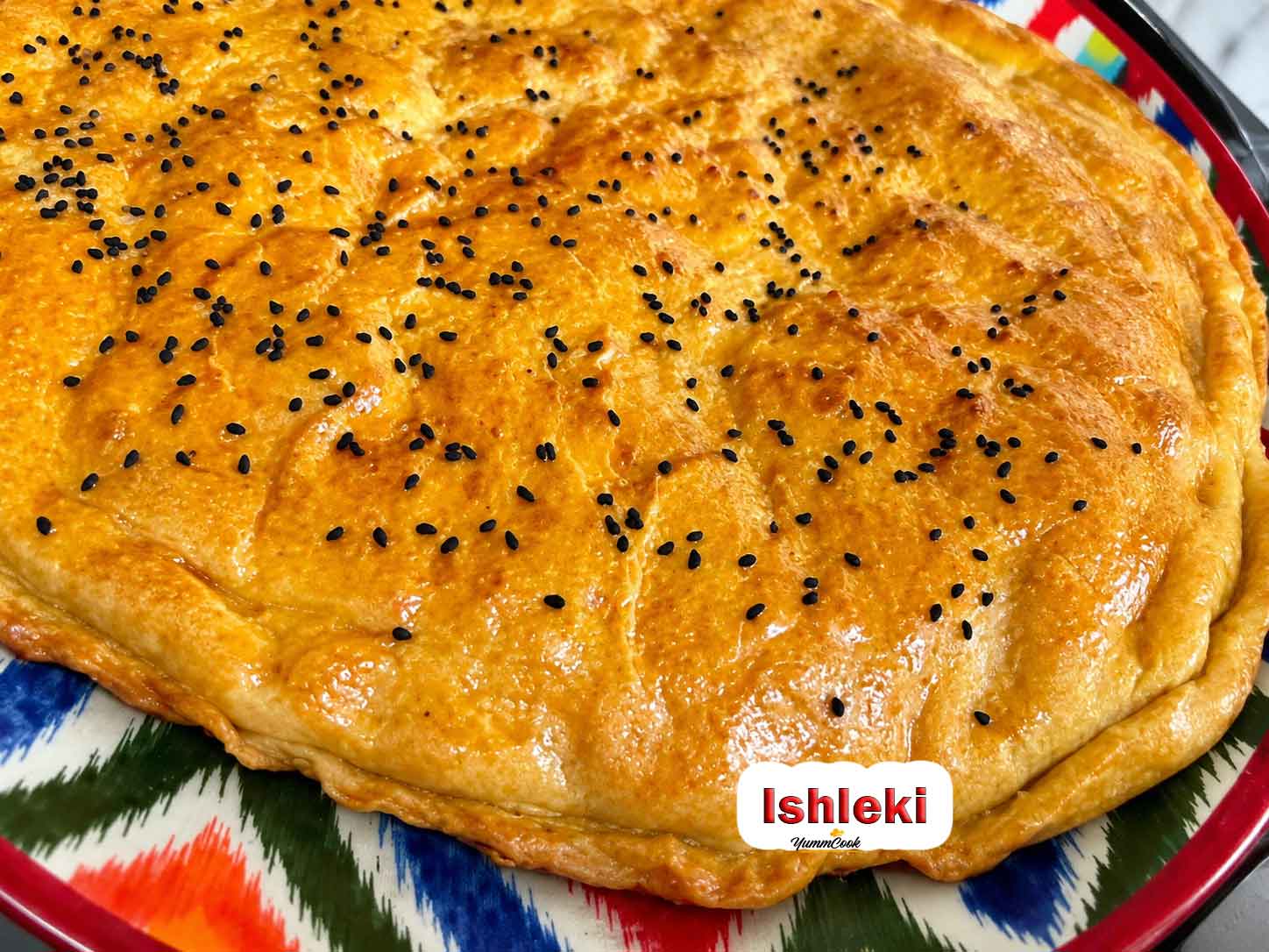 Ishleki recipe with minced meat filling