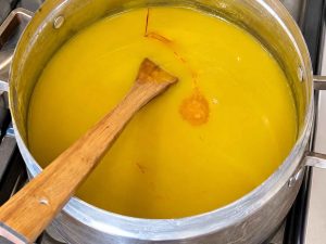Kachi Recipe in a Copper Pot