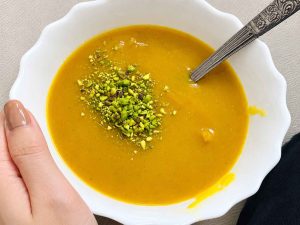 Kachi Recipe Persian Saffron Pudding