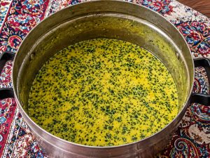 Kaleh Joosh -Kalle-Jush recipe with kashk and mint