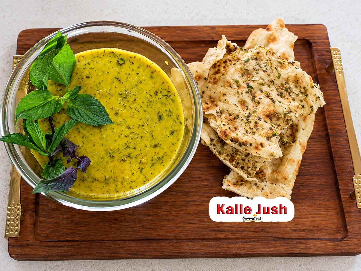 Homemade Kalle-Jush -Kaleh Joosh with walnuts