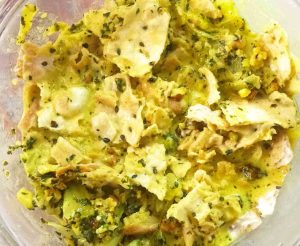 Kalle joosh with breadcrumbs