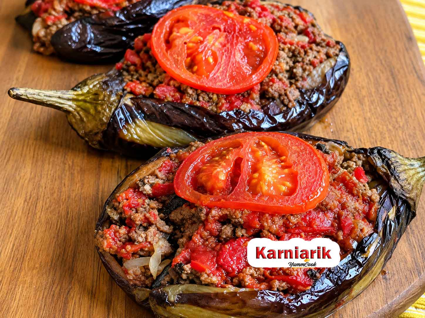 Karniarik Turkish stuffed eggplant recipe