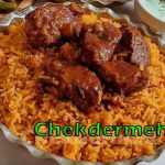 Chekdermeh with mutton