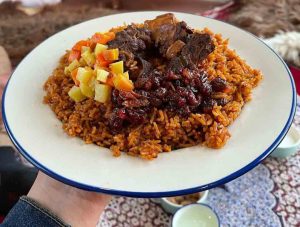 Chekdermeh is a traditional dish