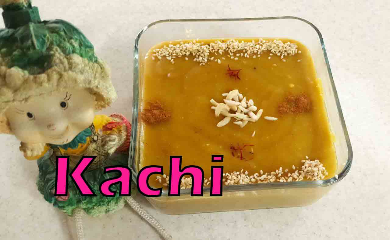 Kachi recipe with rose scent