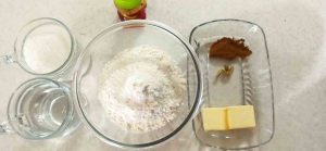 Necessary materials for preparing kachi recipe