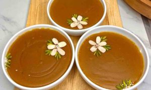 Kachi recipe with walnuts and almonds