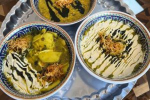 Ash Lakhshak, with a lot of curd