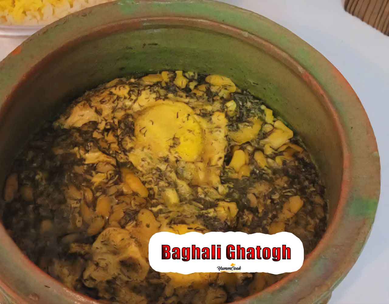baghali ghatogh with eggs