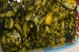 Baghali Ghatogh with fresh dill