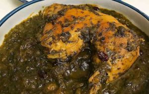 Khoresht Sak with chicken