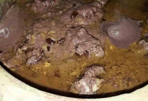 Motanjineh with pomegranate