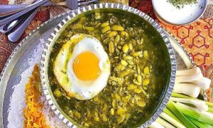 baghali ghatogh in traditional dishes
