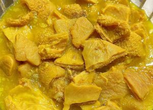 Sirabi with turmeric and cinnamon