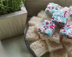 Bahardane with colored chocolates