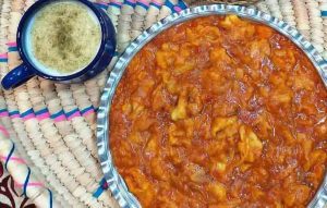 Opiozi with tomato paste