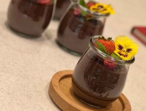 Supangle in single-serving glasses
