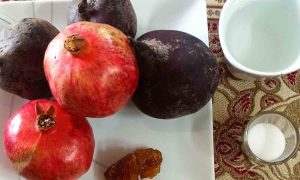 Ingredients for Torshi labou