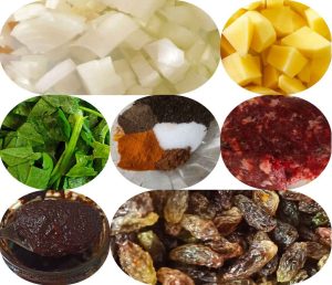 esfenaj polo Necessary ingredients for spinach rice