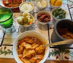  Dizi Recipe for making  with bread, vegetables and pickles