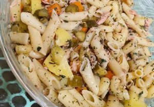 Best pasta salad recipe with aromatic vegetables