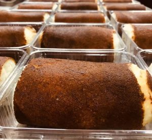 Rolled Kazandibi in packaging