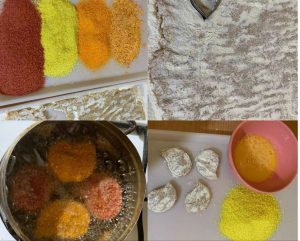 Steps for frying Chicken cheese cutlets
