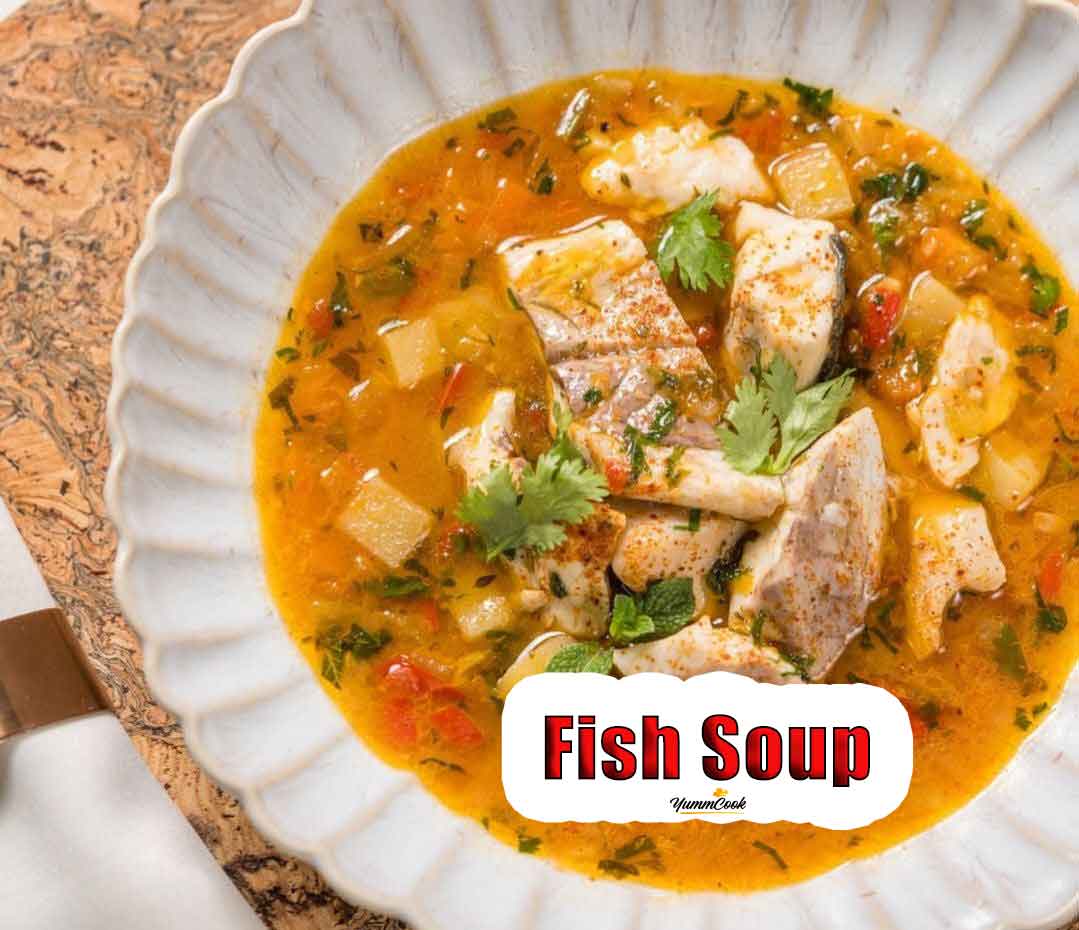 Fish soup healthy seafood