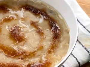 persian halim with Cinnamon Powder