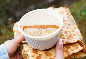 persian halim with Sangak Bread