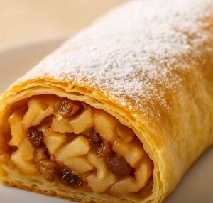 Rolled Apple Strudel