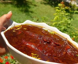 Iranian Fasenjan Stew with Chicken