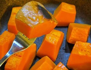 Baked pumpkin for pumpkin pancakes