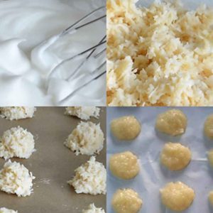 Steps to make coconut sweets(Shirini-Nargili)