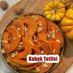 Kabak Tatlisi Turkish dessert with walnuts