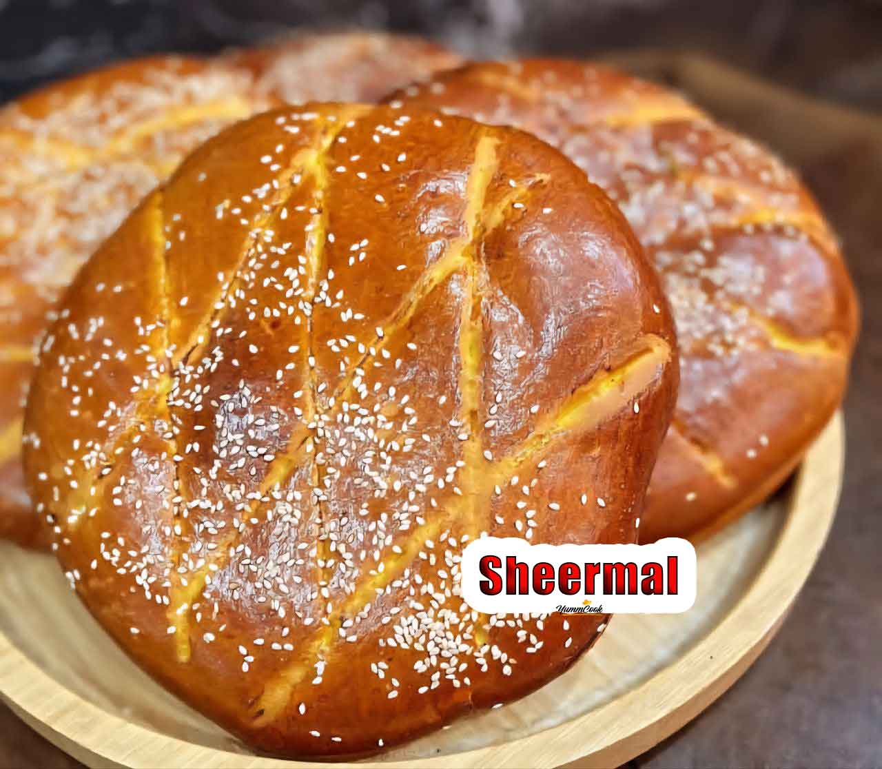 Delicious Iranian Sheermal Bread