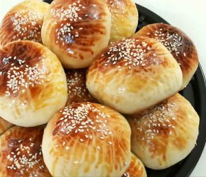 Sheermal Old Iranian Saffron Bread