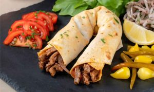 Turkish street sandwich Tantuni