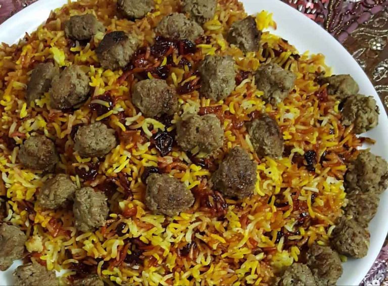 Al Baloo 4 Easy Steps to Make Authentic Albaloo Polo(Cherry Rice)
