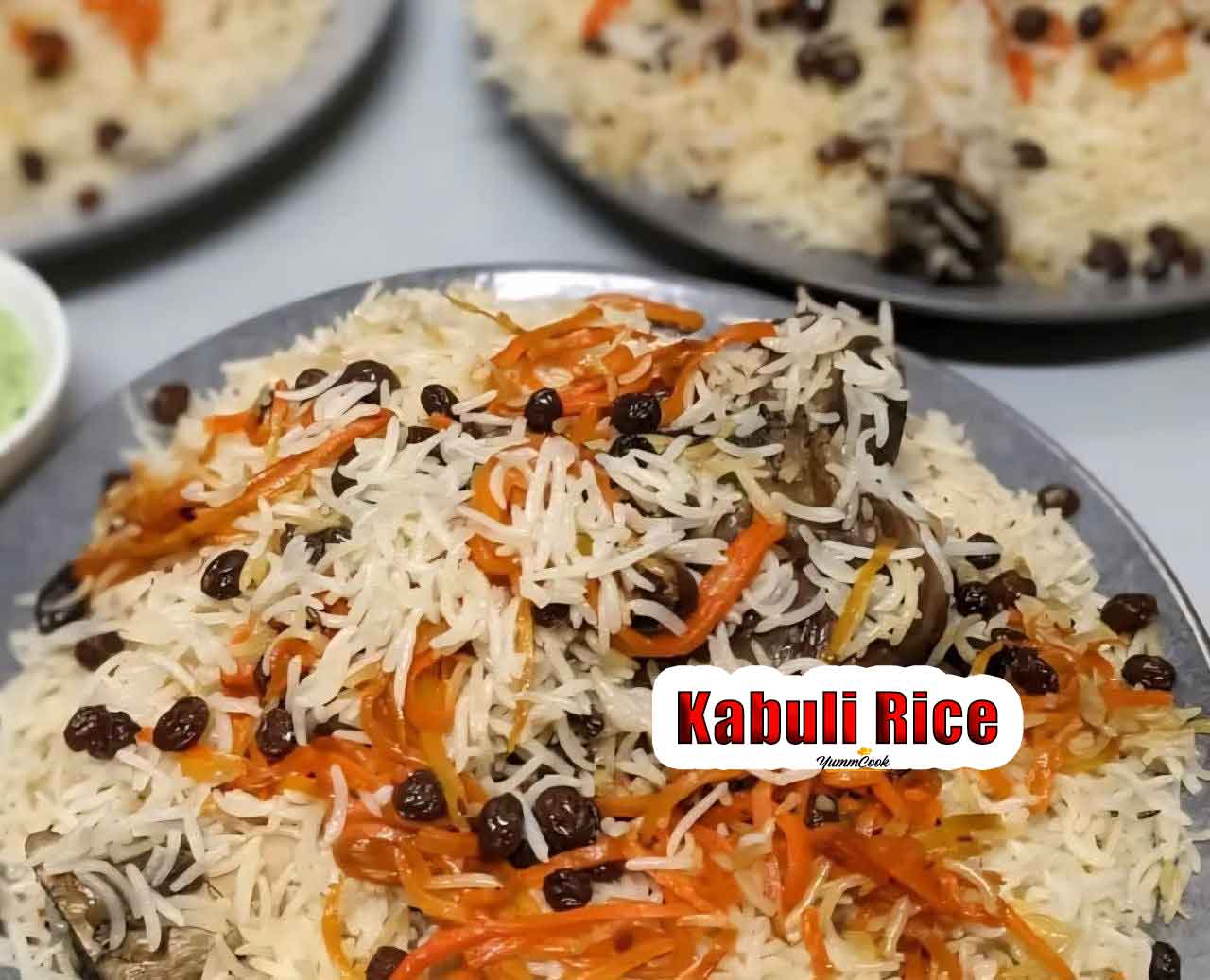 Kabuli Rice, traditional Afghan food